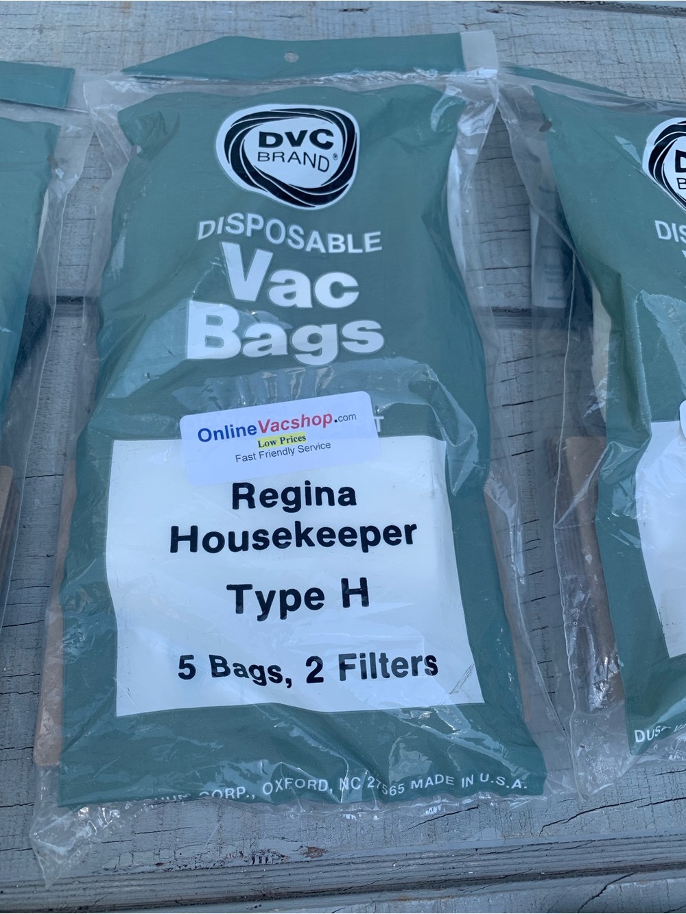 Regina Housekeeper Type H Vacuum Cleaner Bags 5 Bags and 2 Filters